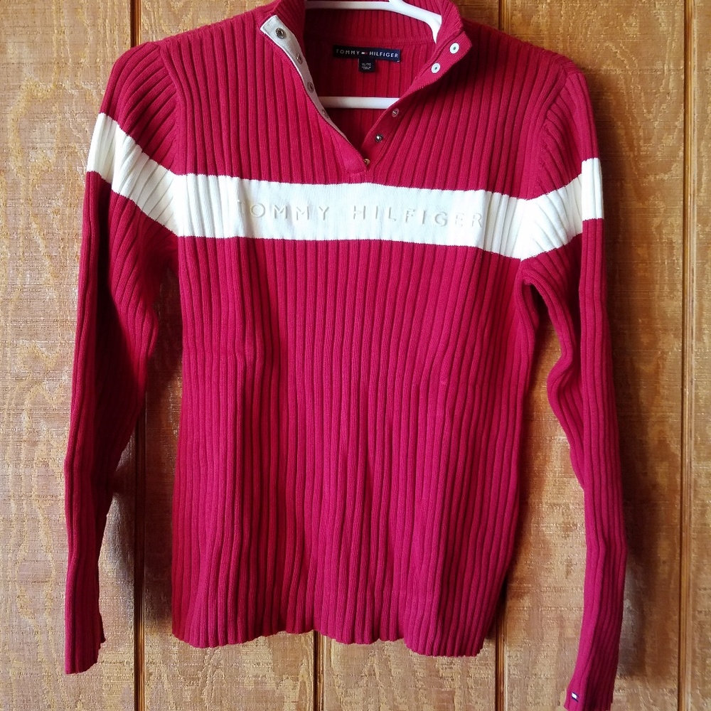 Like New, Seasonal Red! TH Sweater